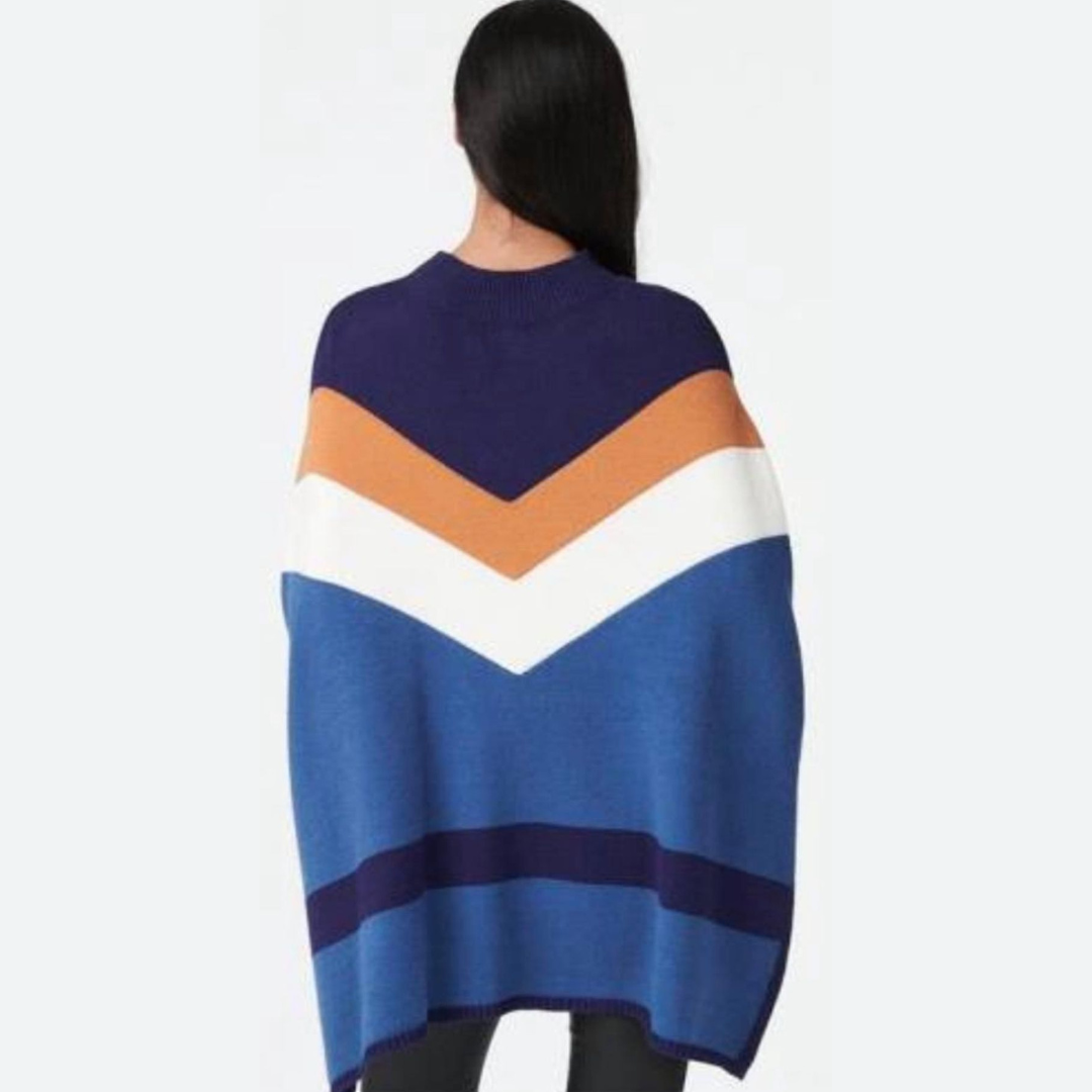 Muti Colour Poncho/Cape