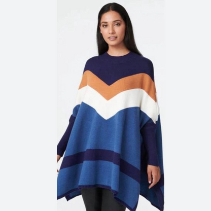 Muti Colour Poncho/Cape