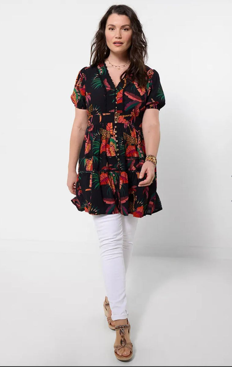 Tropical Paradise Tunic Dress