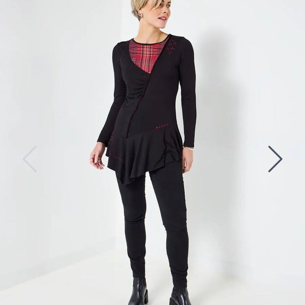 Soft jersey tunic top