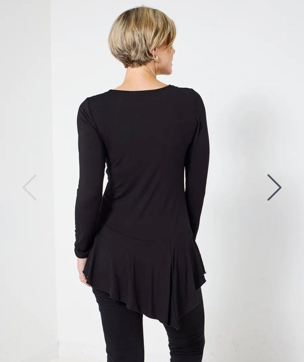 Soft jersey tunic top