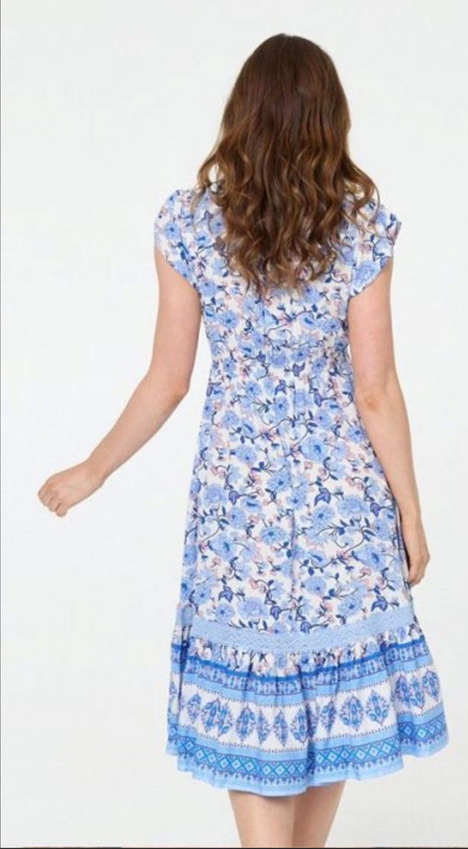 Stella Morgan Maxi Dress In Blue Color