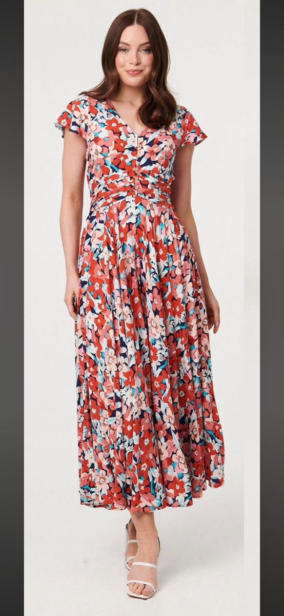Floral Print Stella Morgan Maxi Dress