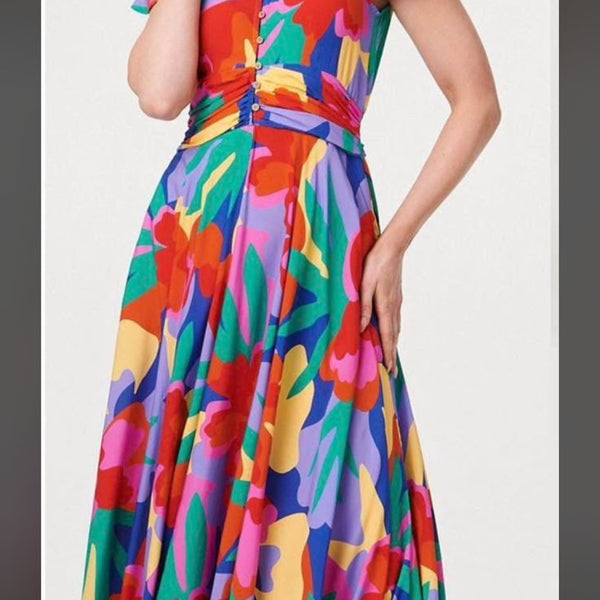 Beautiful Multi Colour Stella Morgan Maxi Dress