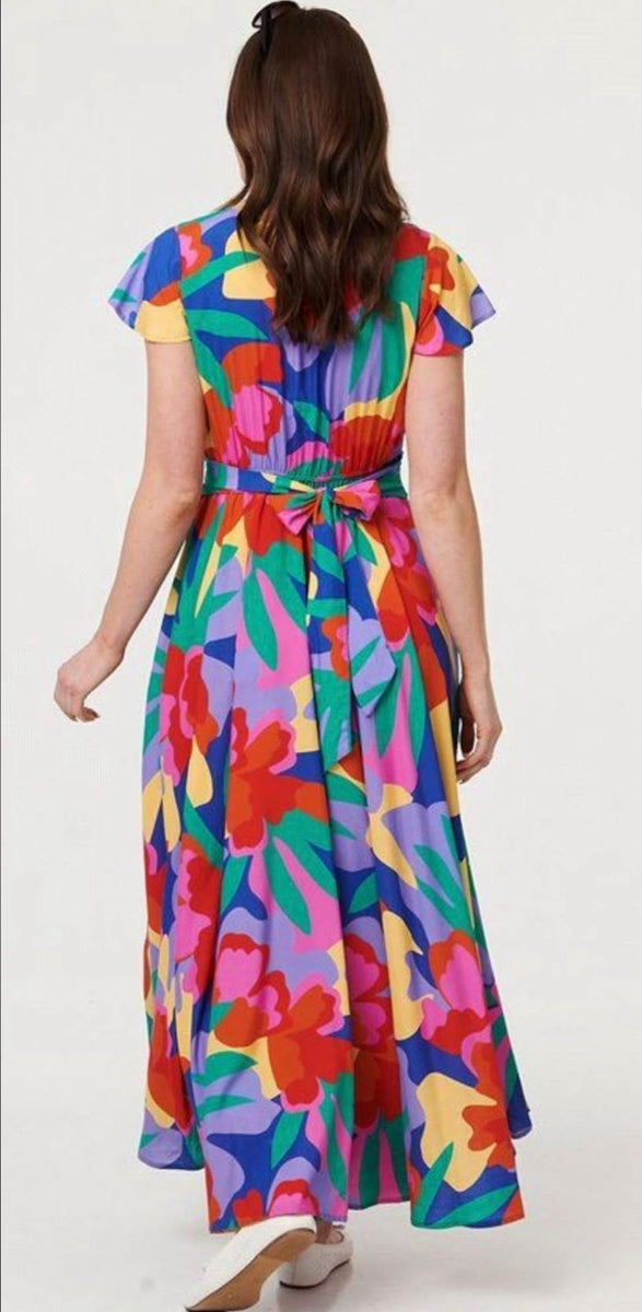 Beautiful Multi Colour Stella Morgan Maxi Dress