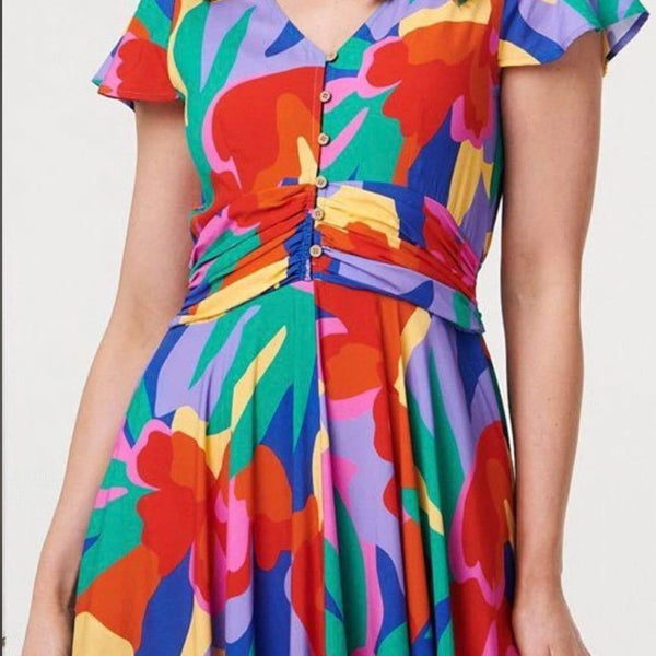 Beautiful Multi Colour Stella Morgan Maxi Dress