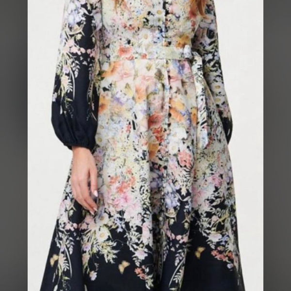 Daydreamer Printed Georgette Dress