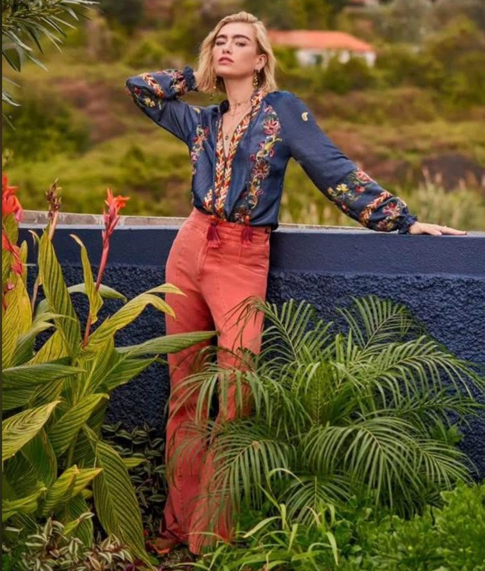Festival Fun Embroidered Blouse