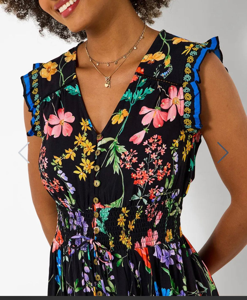 Ophelia Floral Maxi Dress
